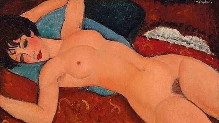 &#039;Nu couché&#039; (1917-1918), de Amedeo Modigliani.