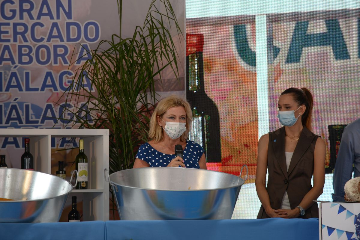 Inauguración del Gran Mercado Sabor a Málaga en el Parque