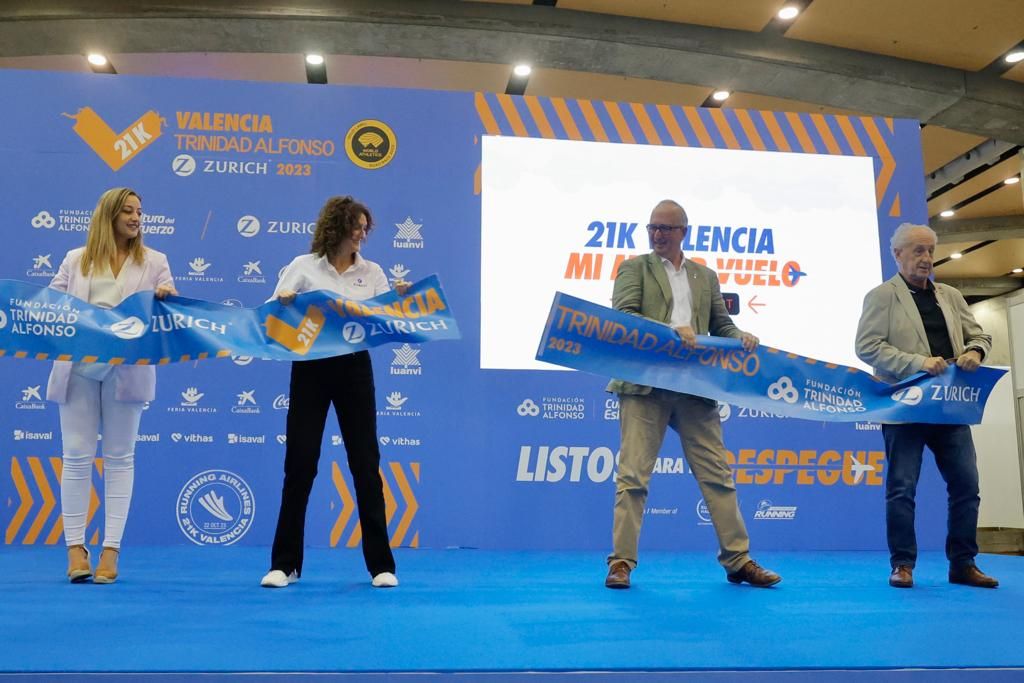 La presentación del Medio Maratón de València, en imágenes