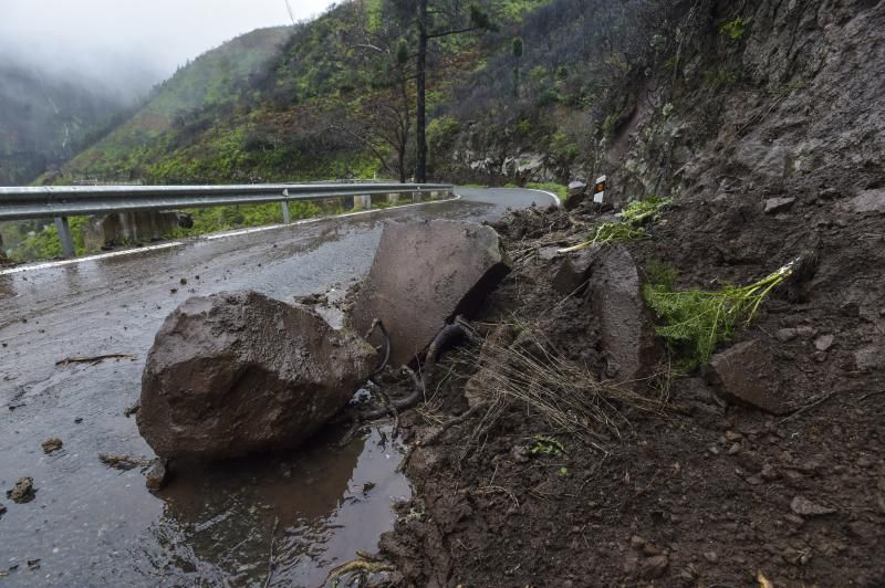 Lluvias en la zona centro de Gran Canaria