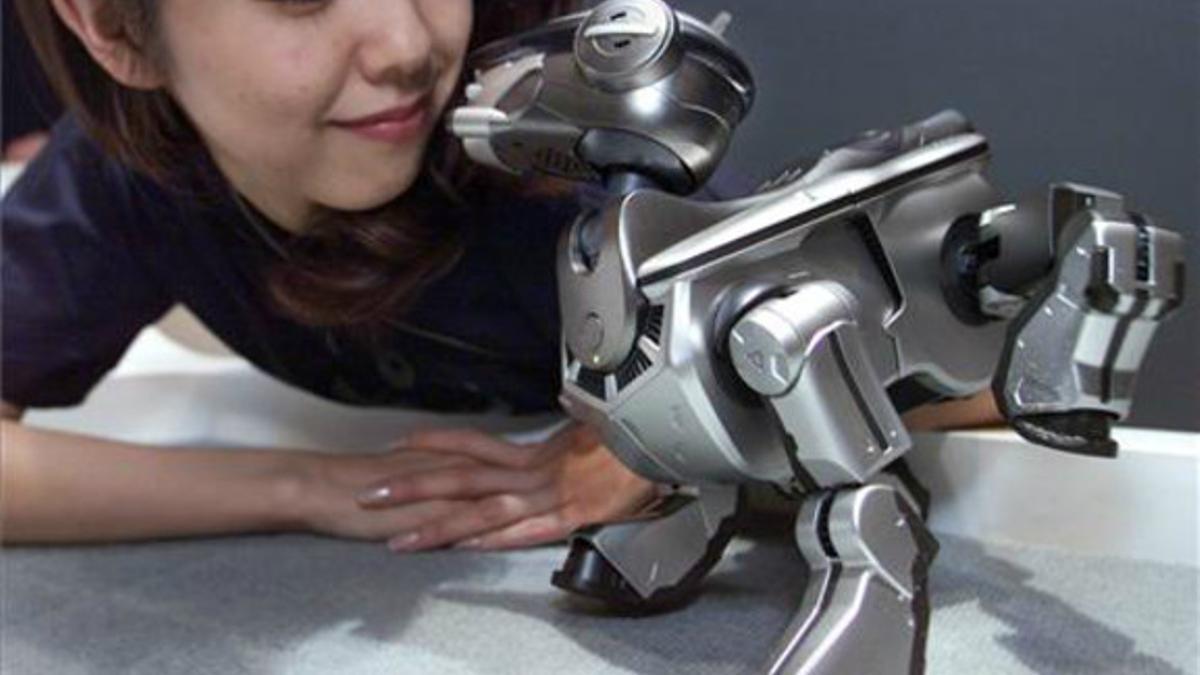 Presentación del robot 'Aibo', de Sony.