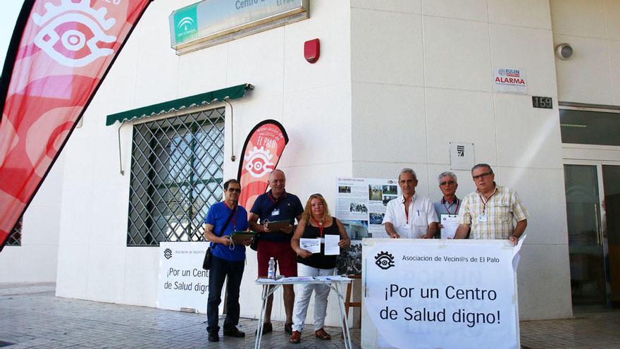 Foto de archivo de una protesta de la asociación de vecinos de El Palo.