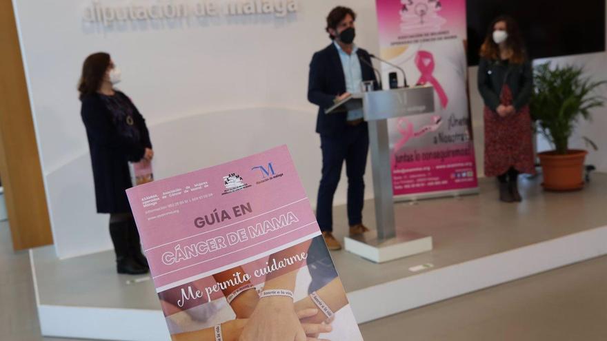 La Diputación de Málaga colabora con la Asociación Asamma en una guía de apoyo a mujeres afectadas por cáncer de mama