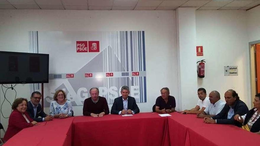 Reunión de la ejecutiva provincial del PSdeG-PSOE. // Faro