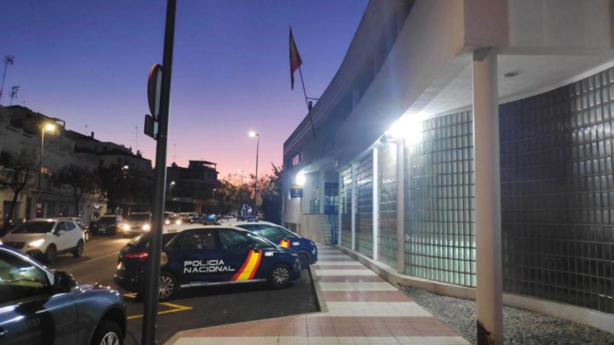 La comisaría de la policía Nacional en Marbella.