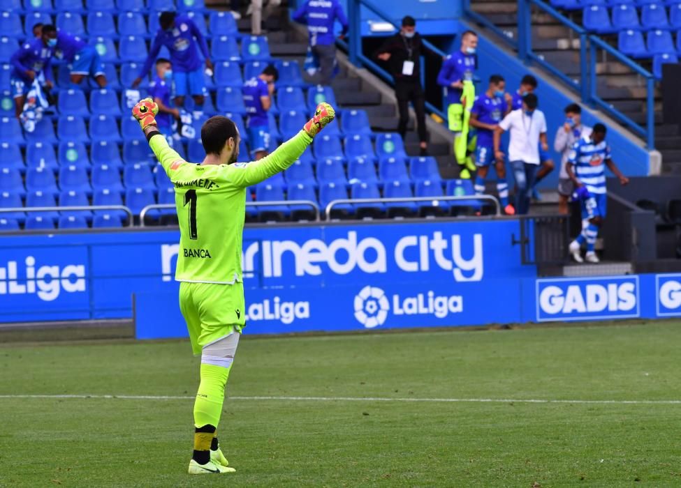 El Dépor le gana a la Ponferradina en el descuento