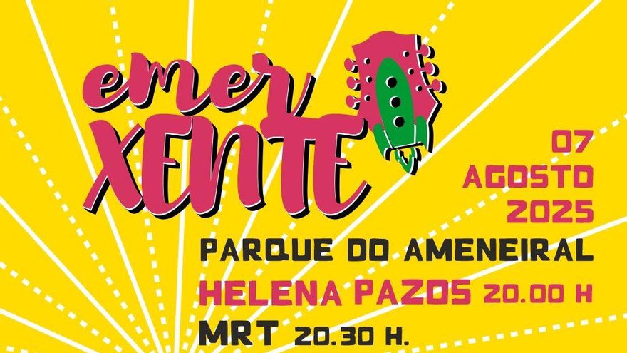 El parque de Ameneiral acoge este jueves el Festival Emerxente, una plataforma para los músicos locales