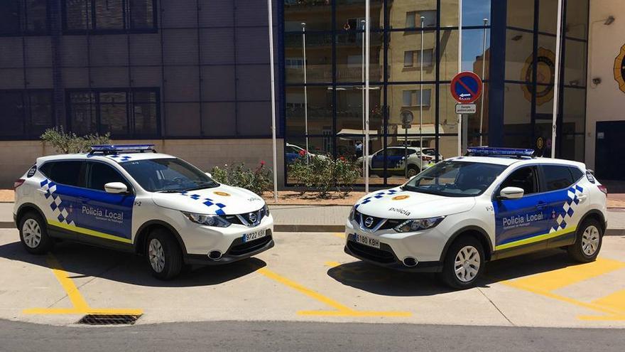 Dos vehicles de la Policia Local de Palafrugell