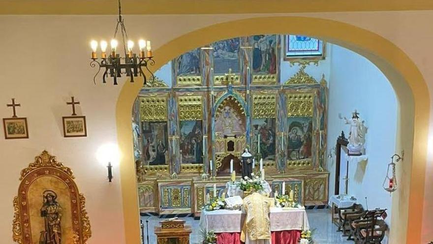 Navalvillar de Ibor, en la provincia de Cáceres, hace frente al mal tiempo y celebra la Santa Escolástica