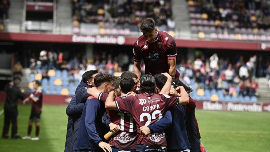 Estos son los números para que el Pontevedra entre en playoff y sus posibles rivales