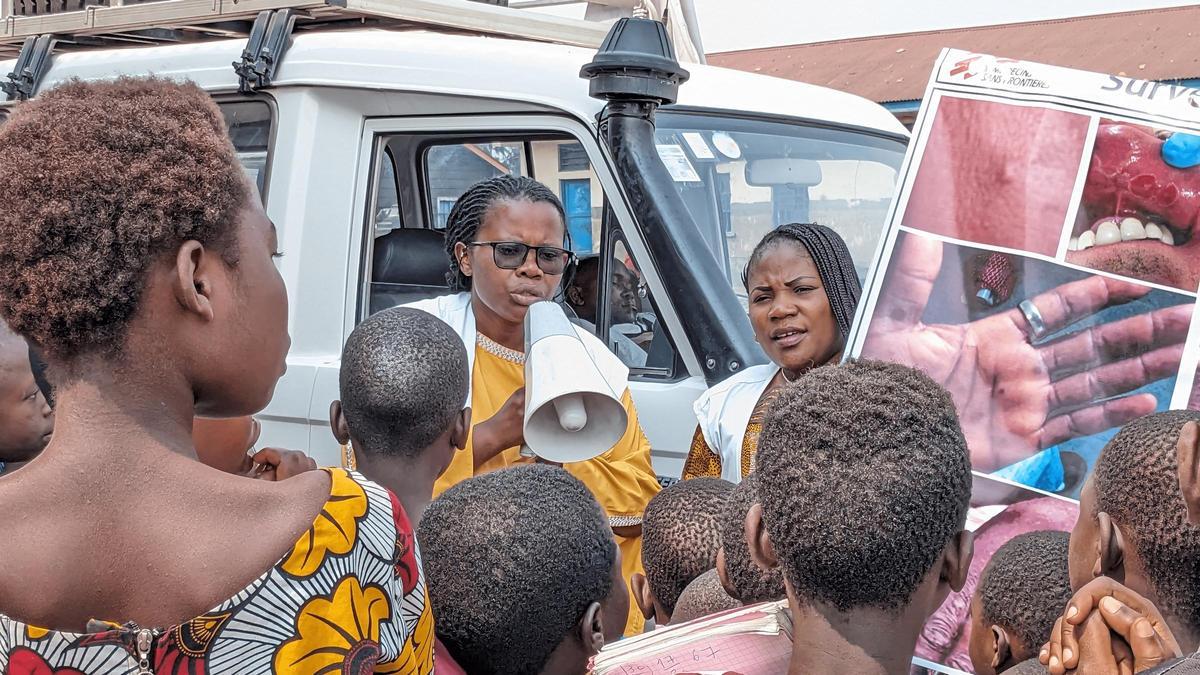 Trabajadoras de MSF advierten sobre la mpox en la República Democrática del Congo.