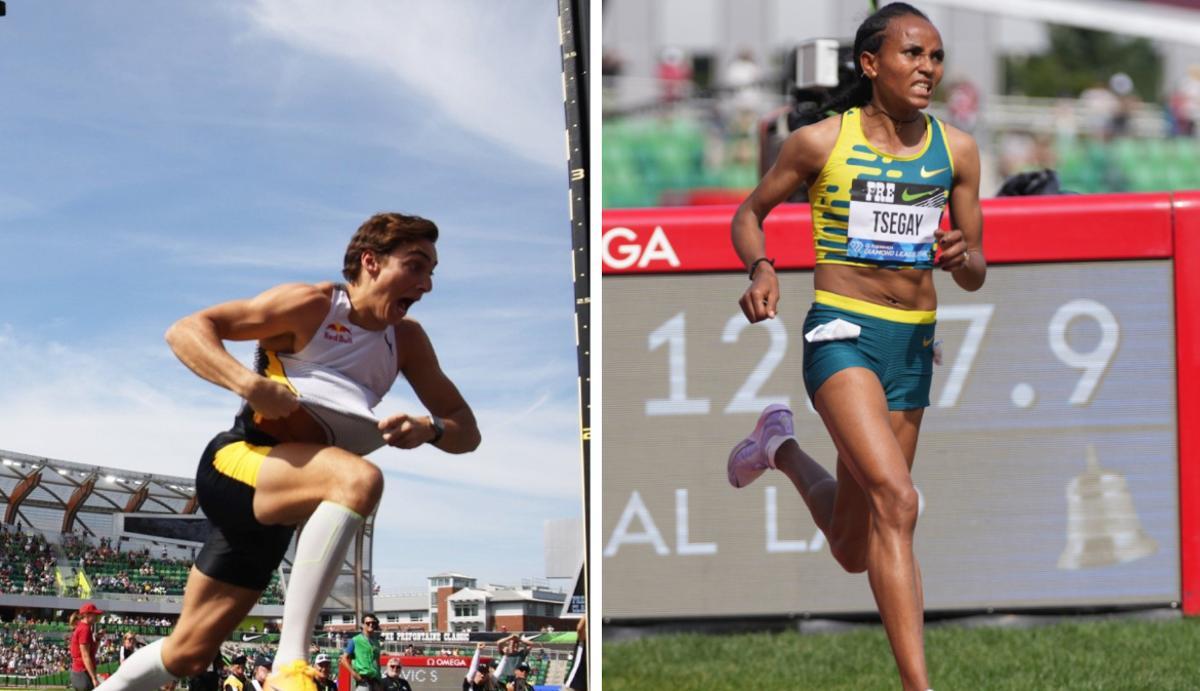 Duplantis y Tsegay brillaron con luz propia en Eugene