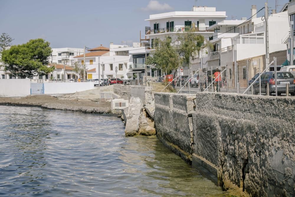 El Ayuntamiento arreglará el paseo de Cala Gamba tras cuatro años de parálisis de Costas