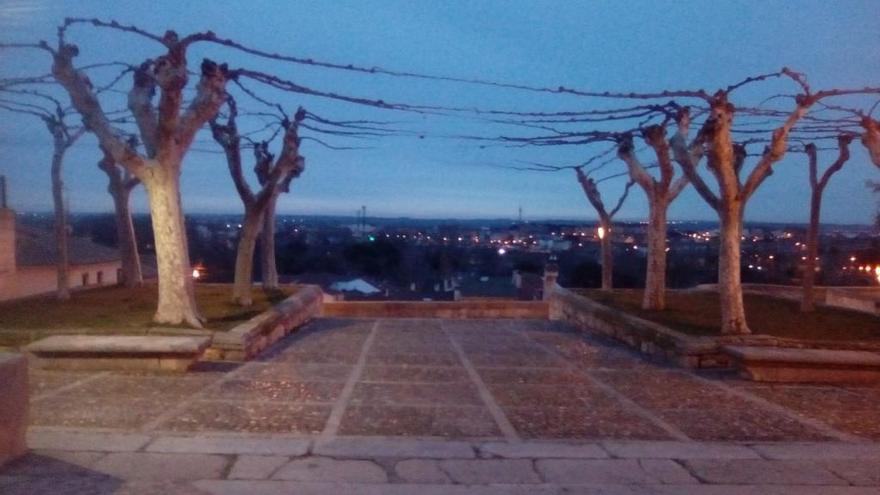 Cielo nuboso desde por la mañana en Zamora capital