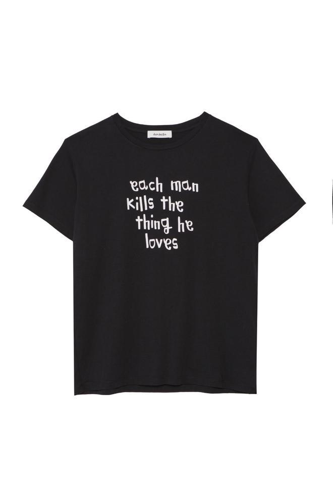 Camiseta negra de la nueva colección de David Delfín