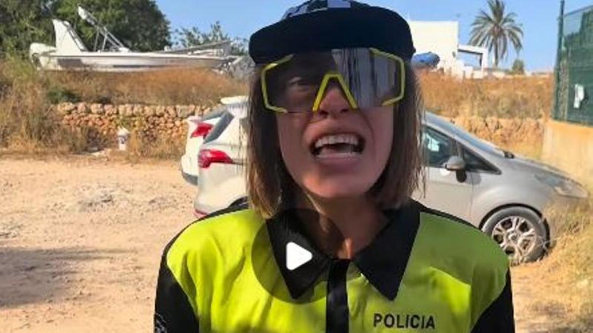 Parodia de una fiesta ilegal en Ibiza