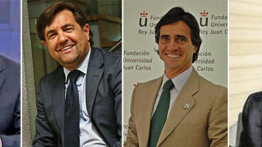 Carlos Ruiz Miguel, Alfonso Villagómez, Domingo Bello Janeiro y Ramón Punset.