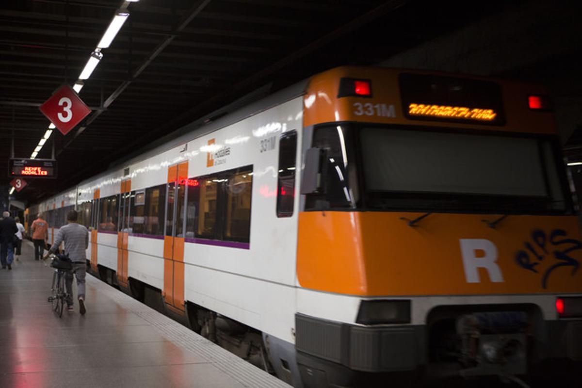 Un tren de Rodalies, en una imatge d’arxiu.