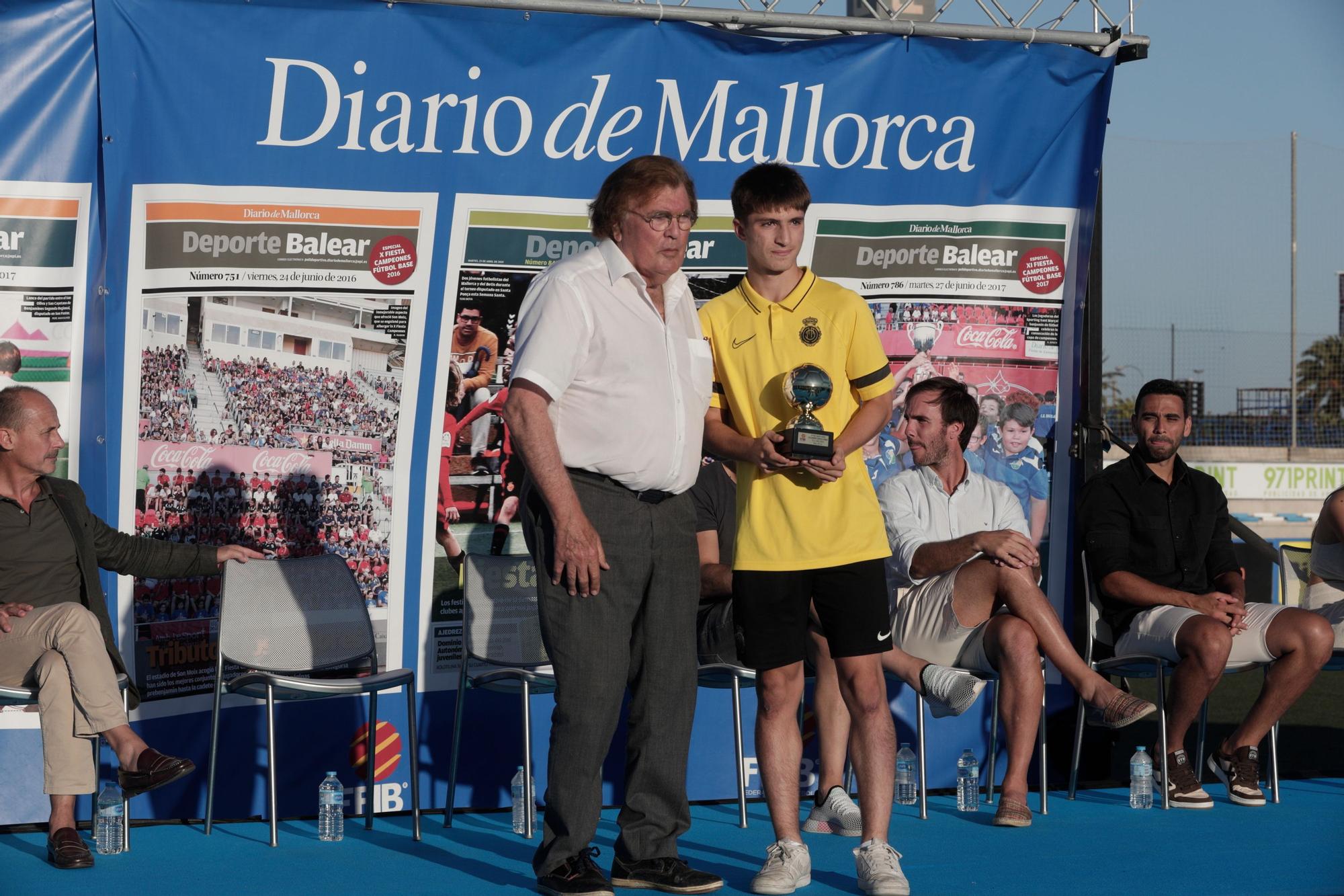 Mejor jugador fútbol cadete, Alejandro García Gómez (Real Mallorca)