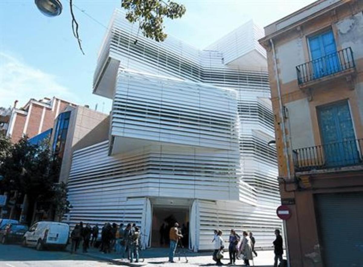 El flamant edifici del Centre Cultural del Carme, ahir. El flamant edifici del Centre Cultural del Carme, ahir.
