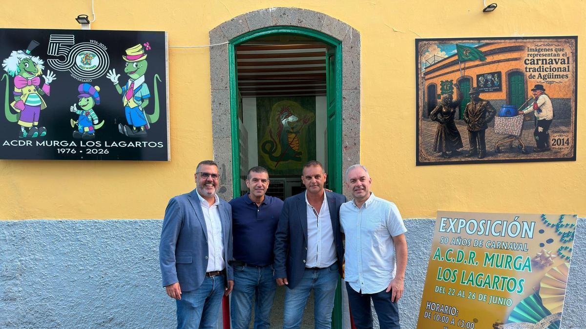 Los Lagartos celebran en Agüimes 50 años de Carnaval con una exposición fotográfica