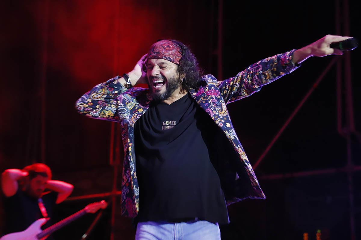 El Arrebato durante un concierto en La Axerquía en Córdoba.