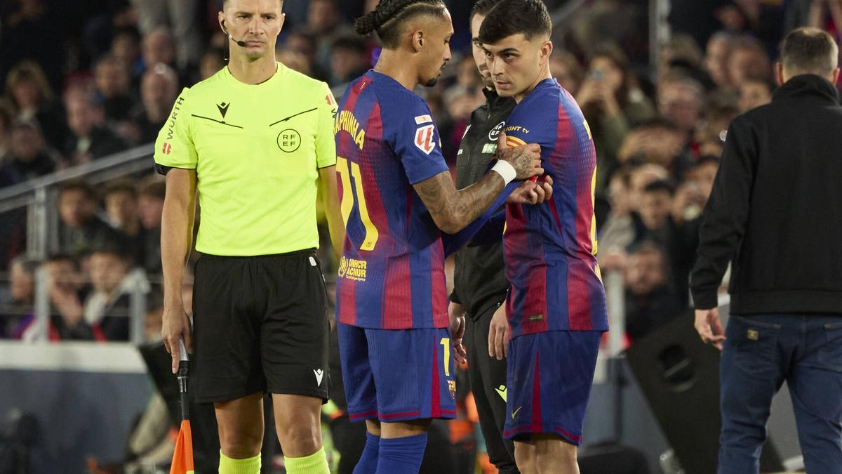 Raphinha y Pedri son dos jugadores del Barça dispuestos a asumir la responsabilidad