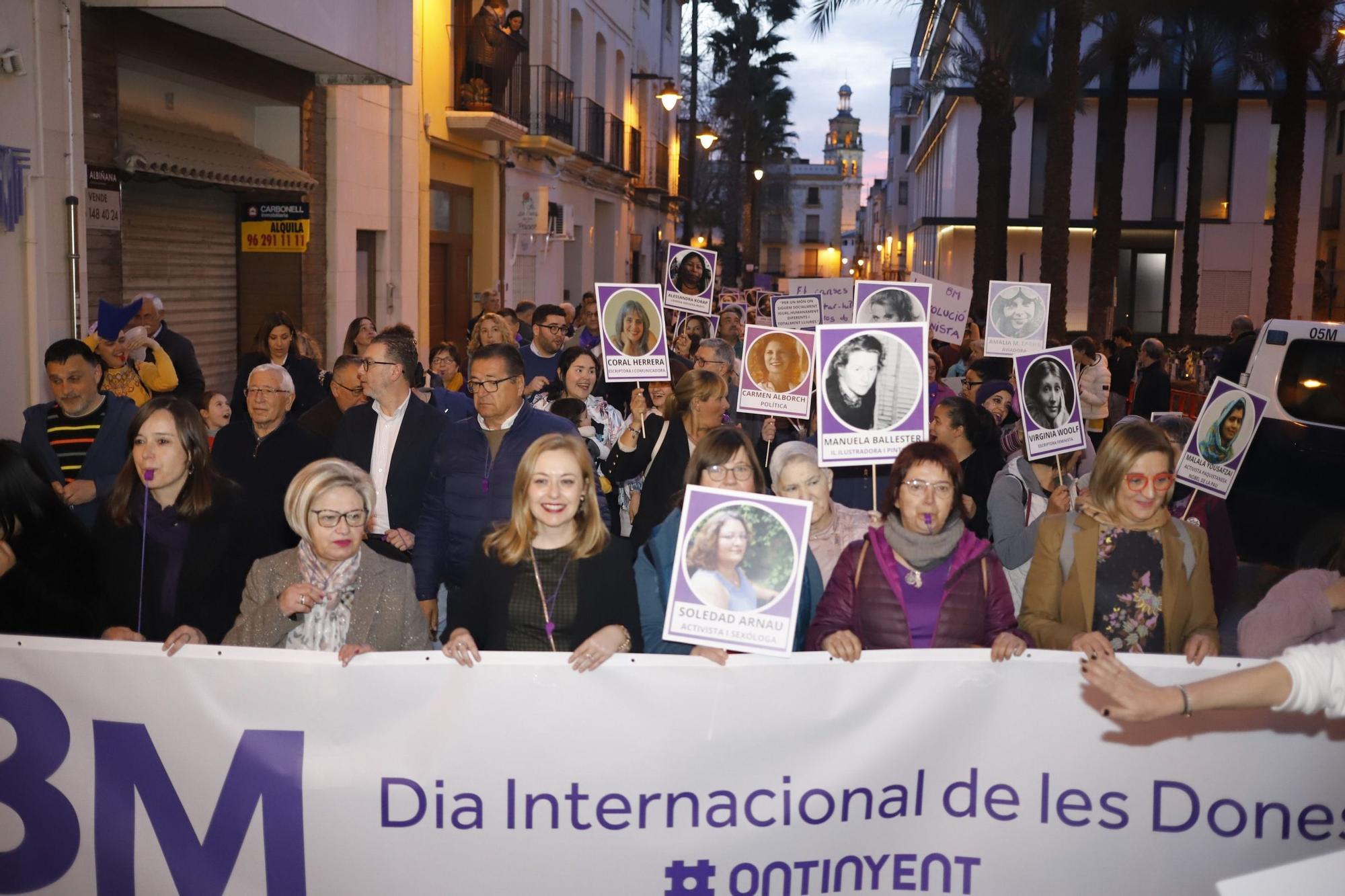 Manifestaciones y actos por el 8M en Ontinyent y Xàtiva