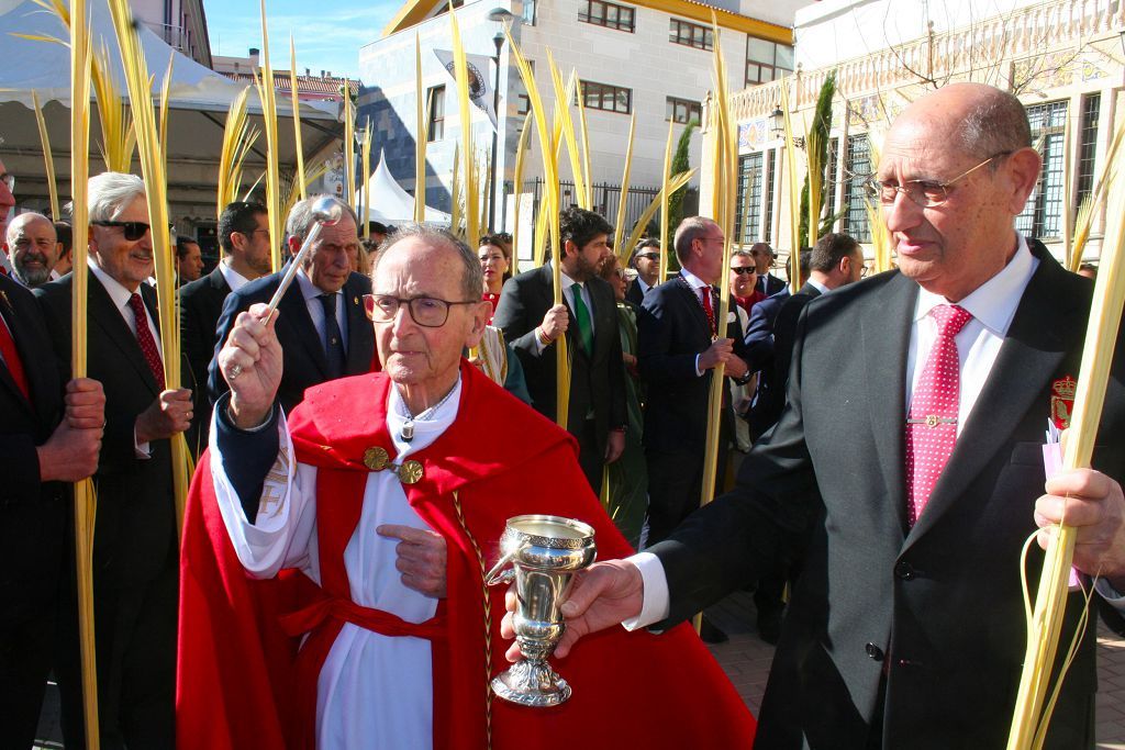 Bendición de las palmas del Paso Blanco en Lorca