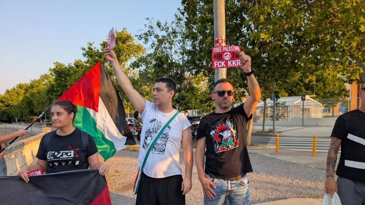 Imagen de protestas durante la anterior edición del FIB en Benicàssim.