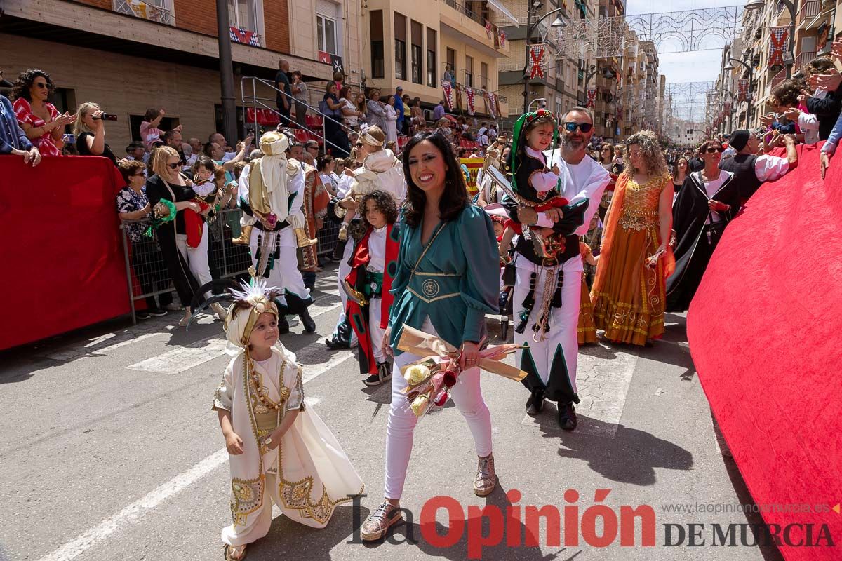 Desfile infantil del Bando Moro en las Fiestas de Caravaca