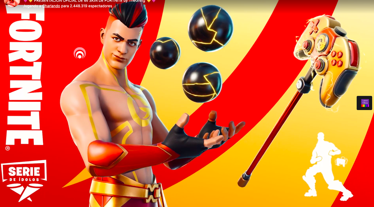 Skin de TheGrefg de la Serie Ídolos de Fortnite