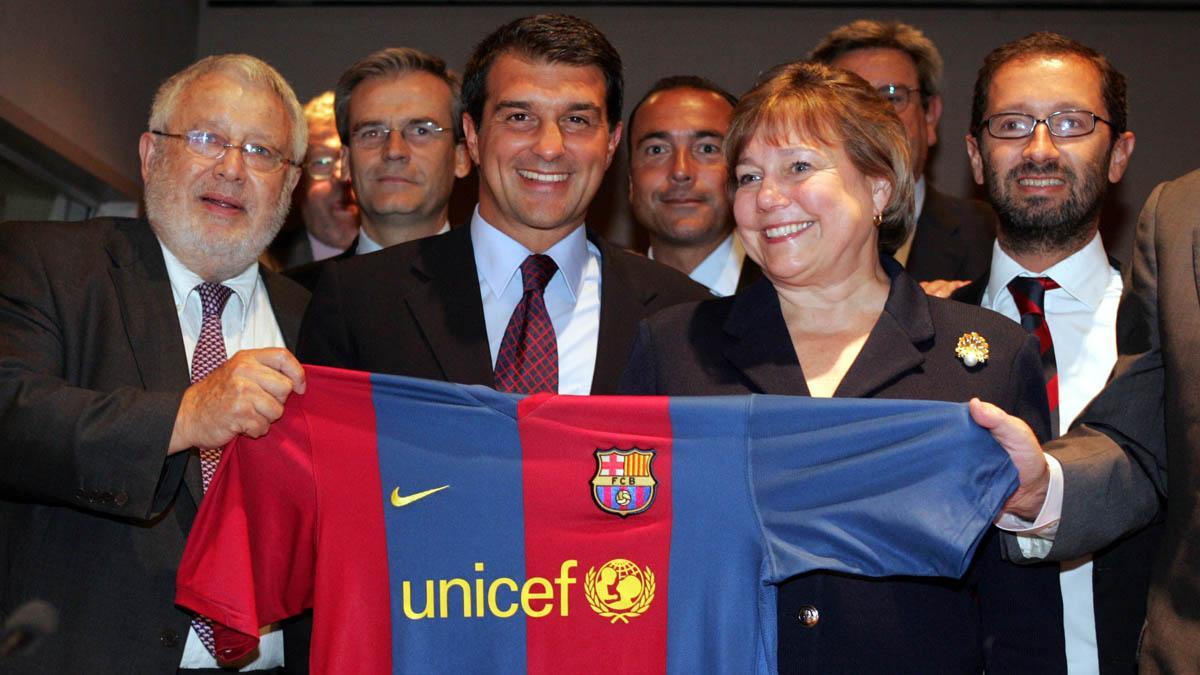 El día del acuerdo entre el FC Barcelona y UNICEF