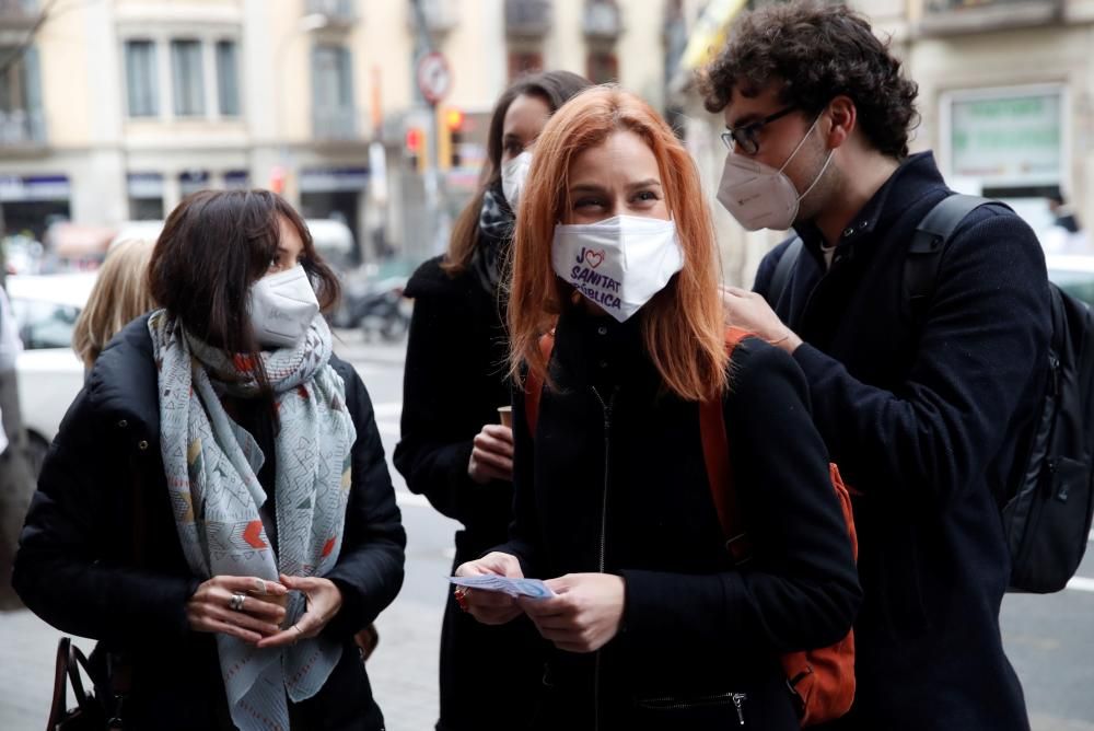 La candidata de En Comú Podem a la Generalitat, ...