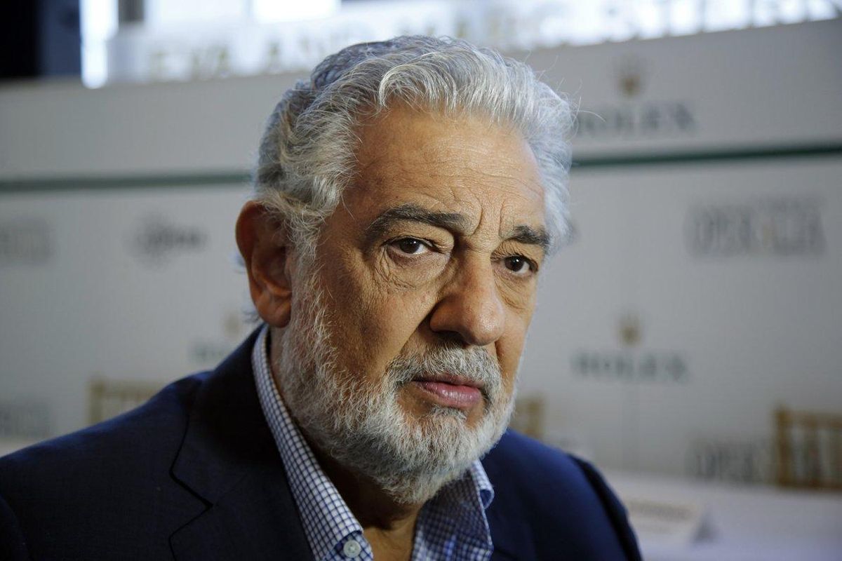 FILE - In this Aug. 26, 2014, file photo, Placido Domingo speaks at the Dorothy Chandler Pavilion in Los Angeles. LA Opera has named former United States Attorney Debra Wong Yang on Tuesday, Aug. 20, 2019, to lead an âindependent investigationâ into allegations of sexual harassment against Domingo. The investigation into Domingoâs behavior follows an Associated Press report detailing multiple accusations against the opera star. (AP Photo/Damian Dovarganes, File) FILE - In this Aug. 26, 2014, file photo, Placido Domingo speaks at the Dorothy Chandler Pavilion in Los Angeles. LA Opera has named former United States Attorney Debra Wong Yang on Tuesday, Aug. 20, 2019, to lead an âindependent investigationâ into allegations of sexual harassment against Domingo. The investigation into Domingoâs behavior follows an Associated Press report detailing multiple accusations against the opera star. (AP Photo/Damian Dovarganes, File)