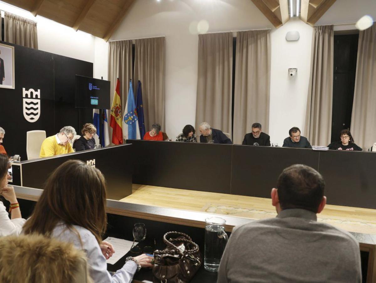 Último Pleno municipal del Concello de Pontevedra. | GUSTAVO SANTOS