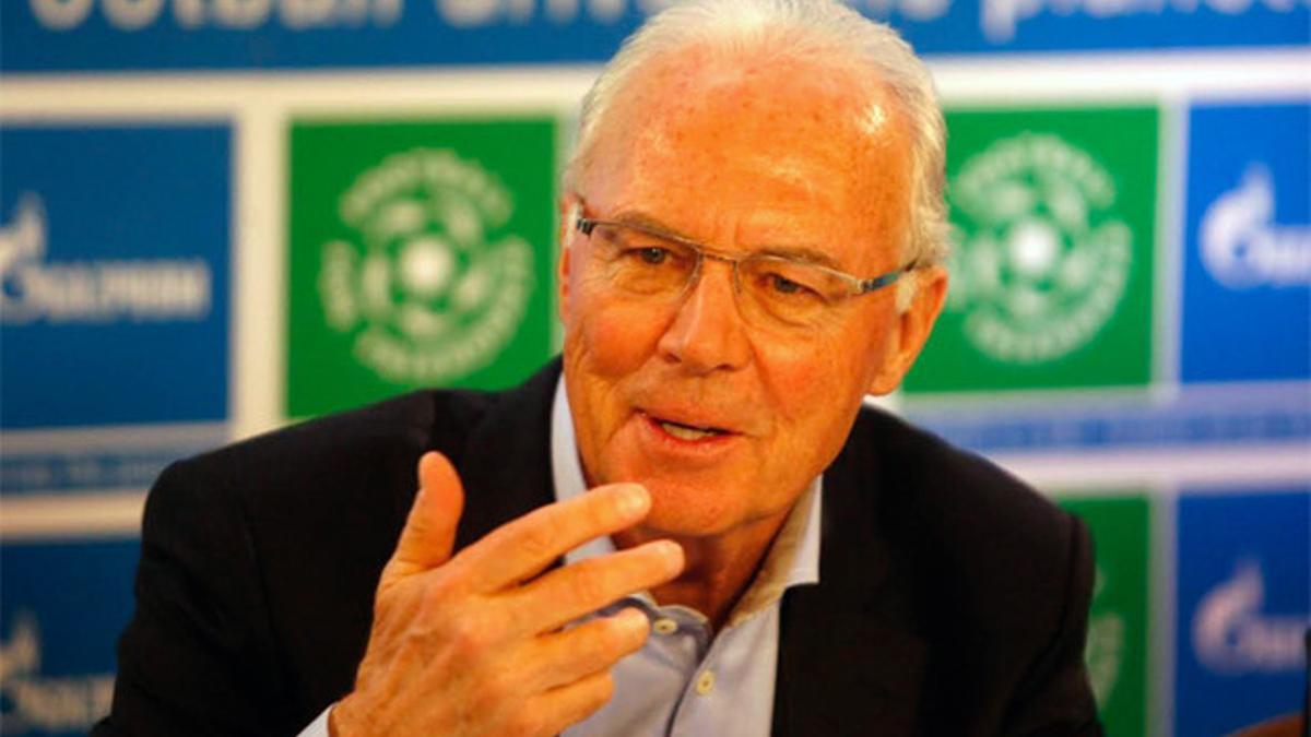 Beckenbauer, embajador global de 'Fútbol por la amistad'