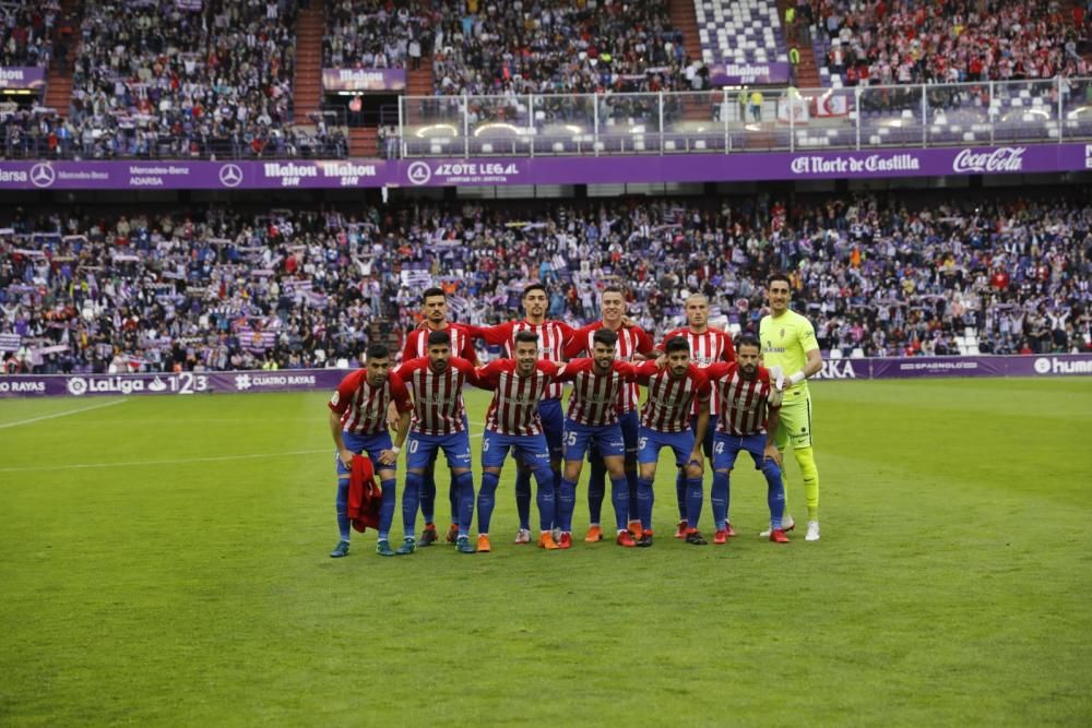 El Valladolid - Sporting, en imágenes