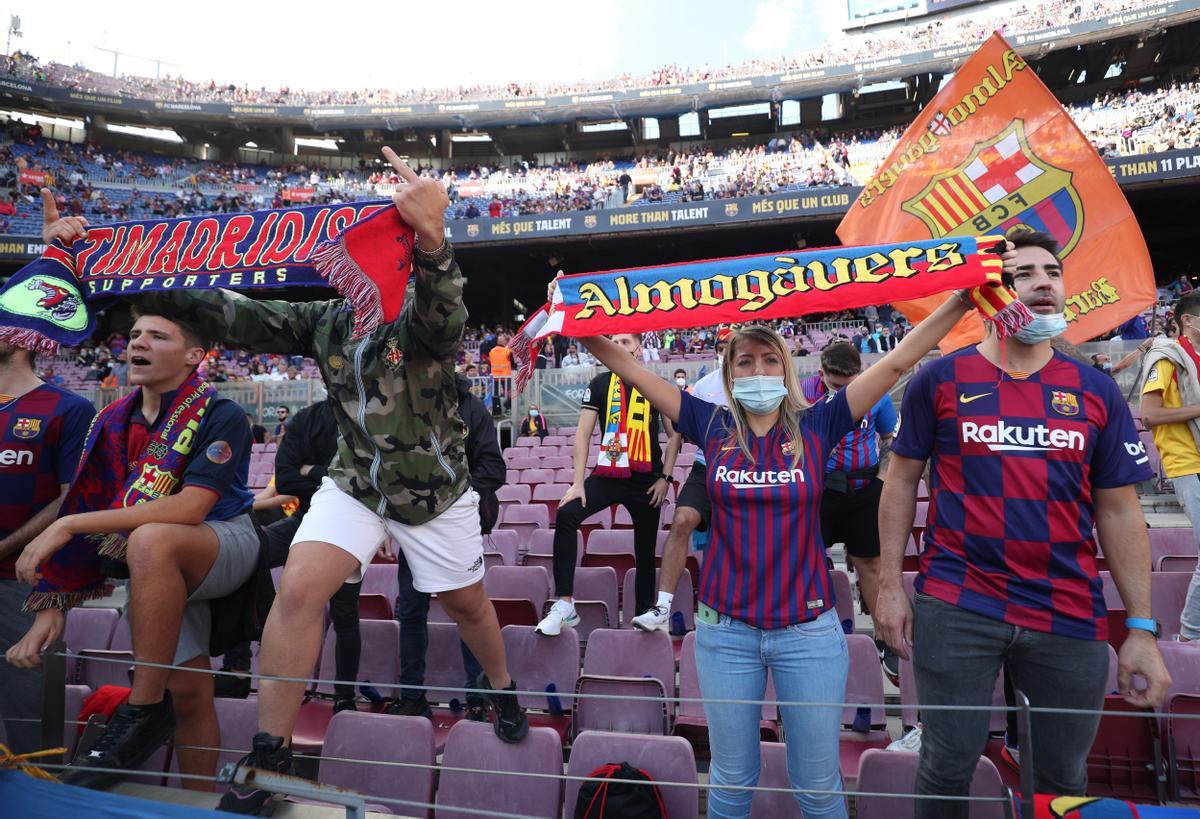 La afición vuelve al Camp Nou para vivir un Barça - Real Madrid.