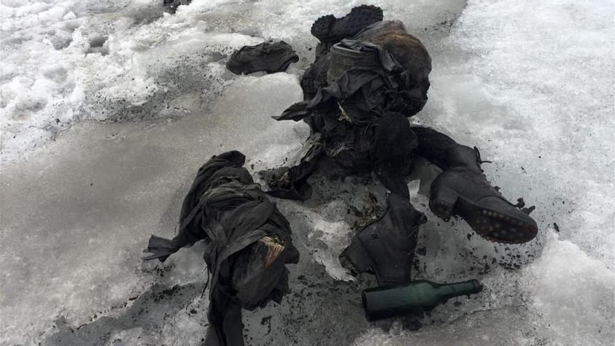 Hallados los cuerpos congelados de una pareja desaparecida hace 75 años en los Alpes suizos
