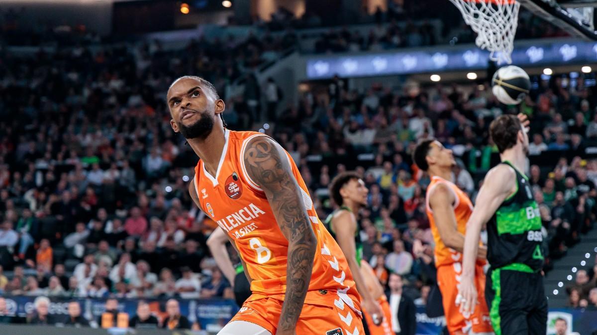 Jean Montero, en el partido de la Copa del Rey ante Asisa Joventut