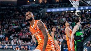 Jean Montero, en el partido de la Copa del Rey ante Asisa Joventut