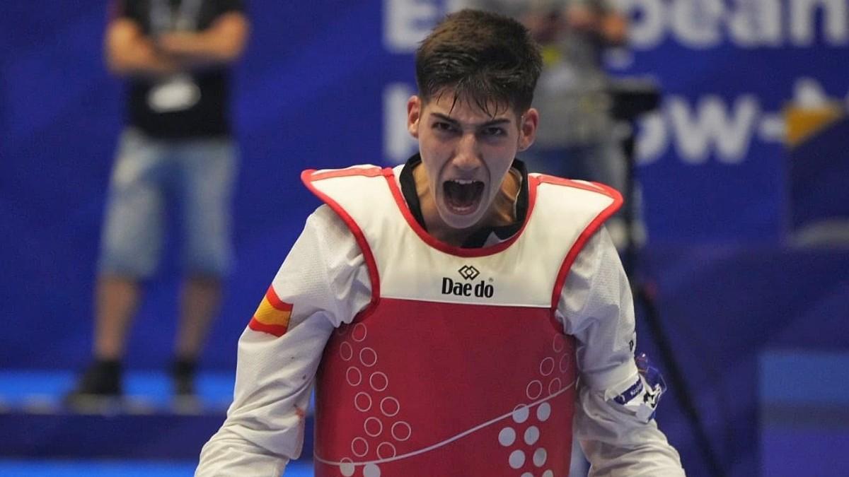 Adrián Vicente, oro en taekwondo (-58 kgs)