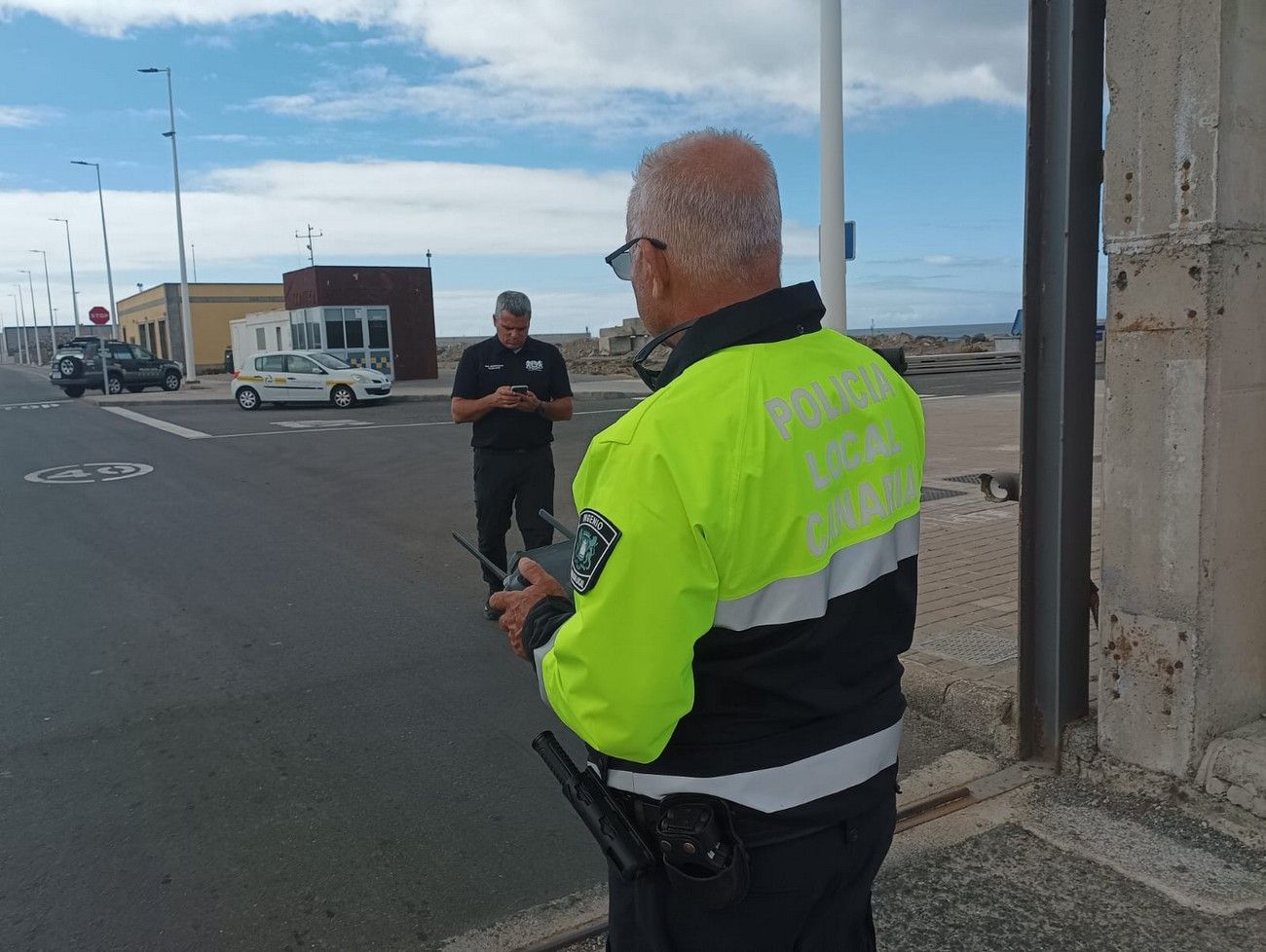 Un dron de la Policía de Ingenio sustituye al helicóptero en la búsqueda de Manoli