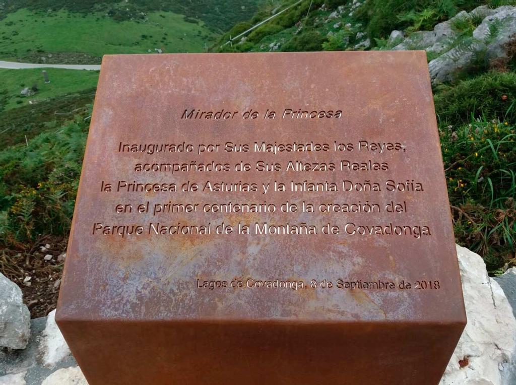Placa Mirador de la Princesa