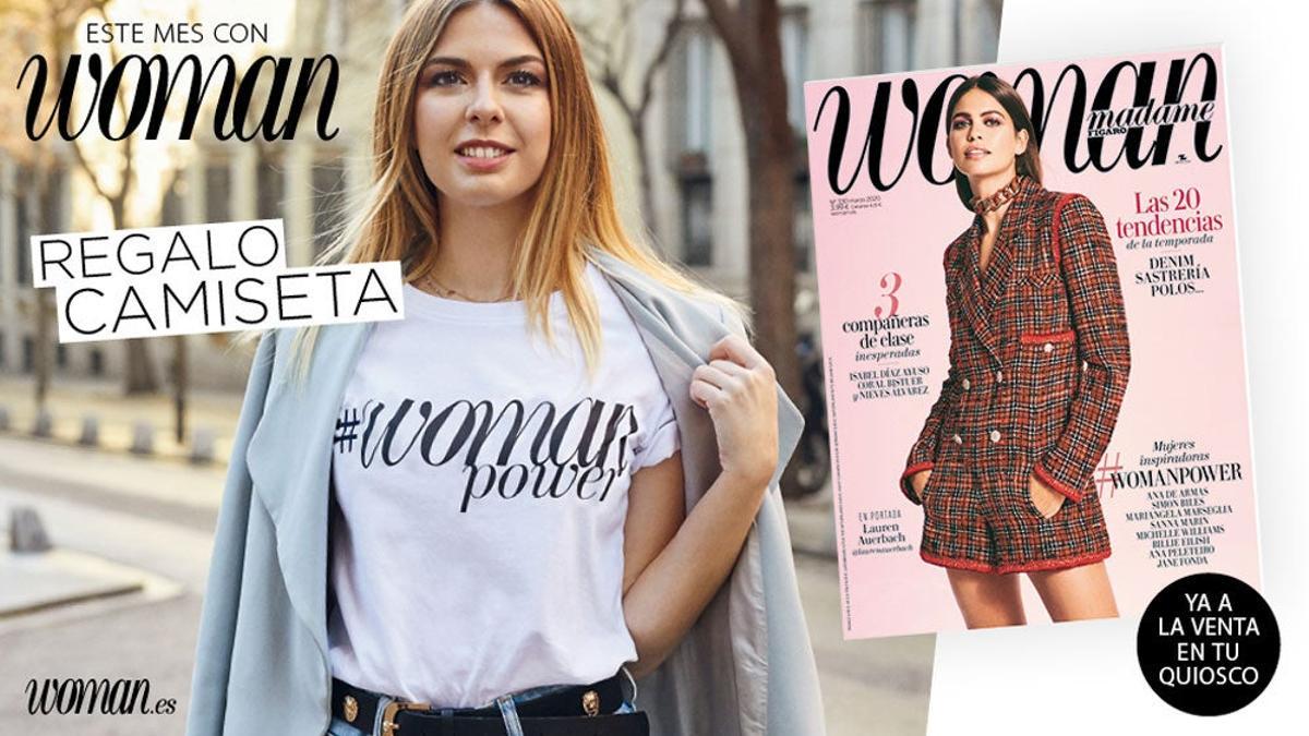 La camiseta más poderosa podrá ser tuya este mes... ¡Con la revista Woman!