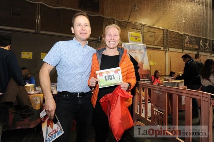 Entrega de dorsales de la Maratón de Murcia