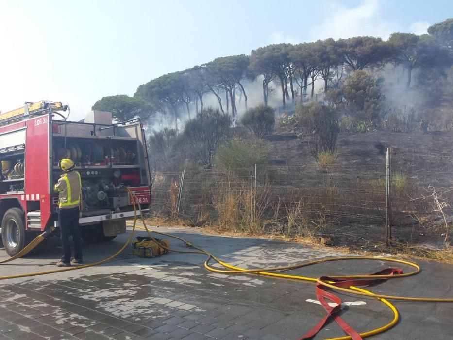 Petit Incendi al Molí del Vent a Palamós