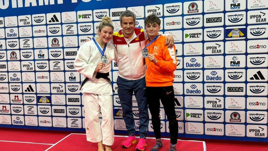 Luis Barroso y Aitana Fernández, subcampeones de Europa Sub-23