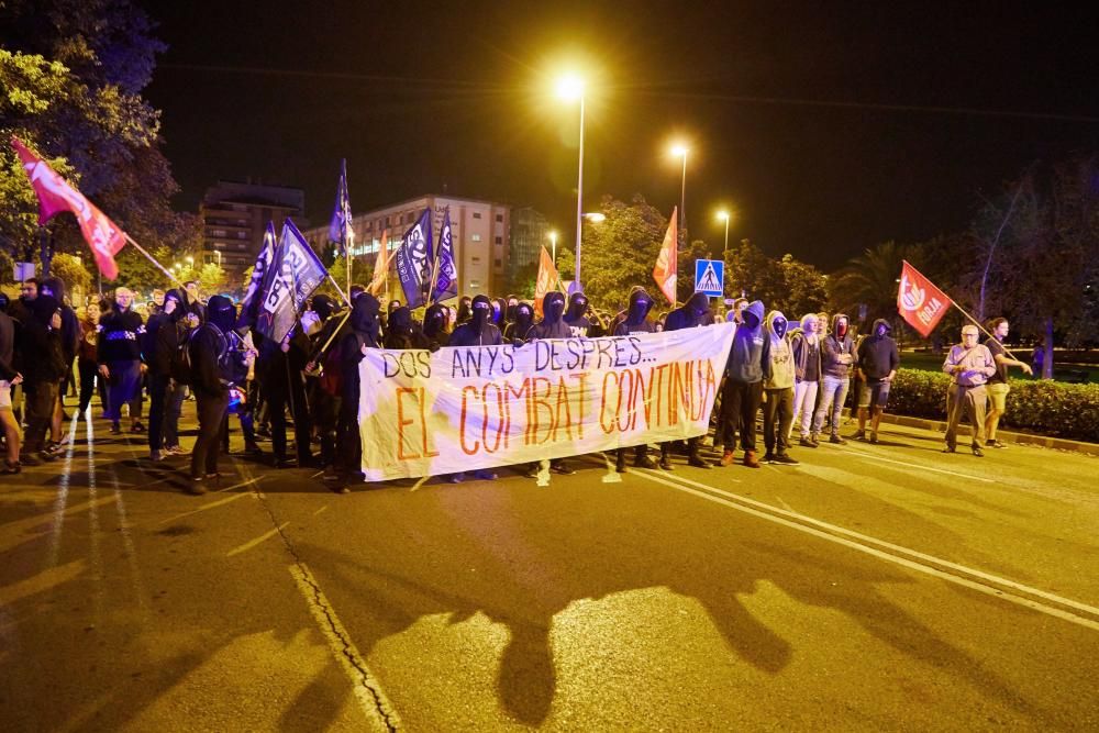 Protestas en el segundo aniversario del 1-O